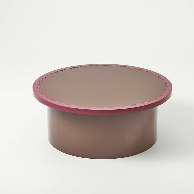 Clover Chocolate & Plum High Gloss Coffee Table