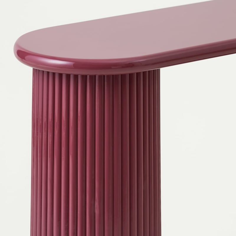 Harper High Gloss Plum Console
