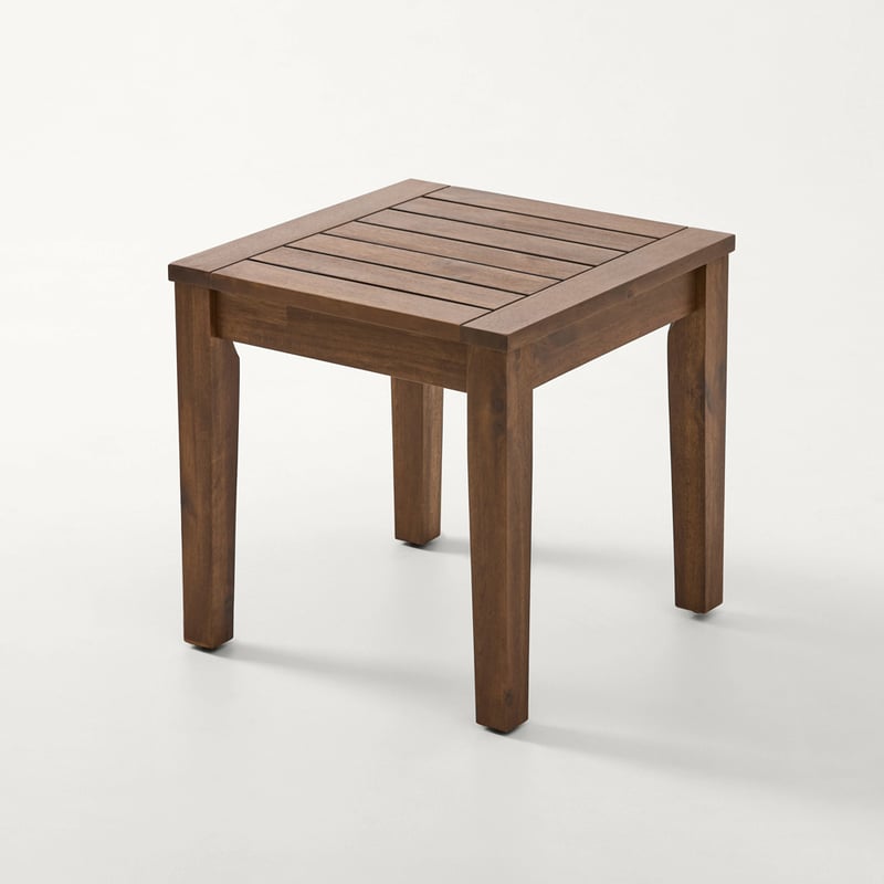 Byron White & Dark Timber Outdoor Set
