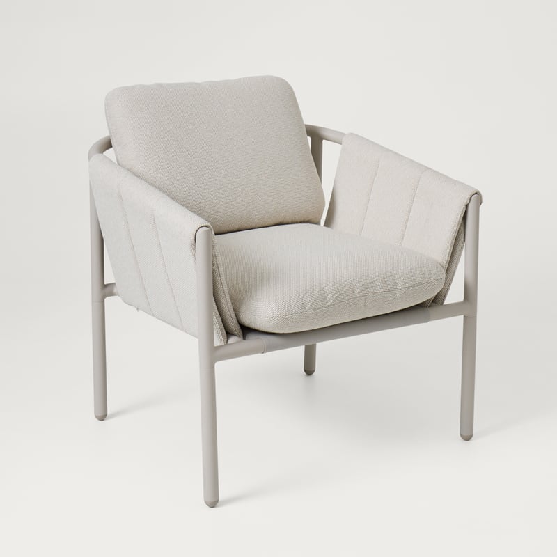 Santorini Pebble Aluminum Outdoor Set