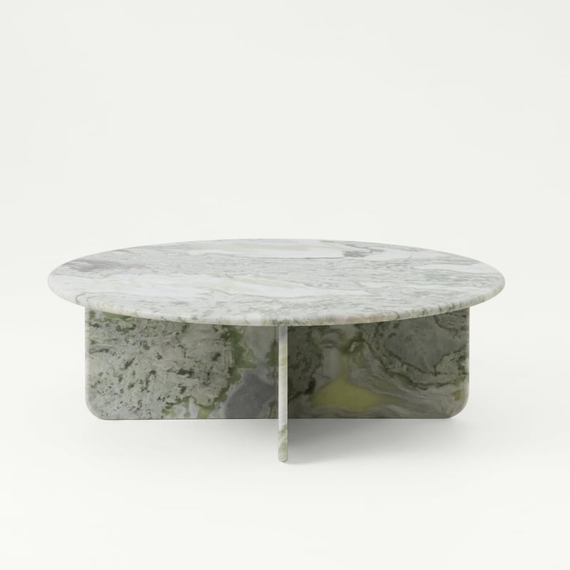 Athena Green Onyx Marble Coffee Table