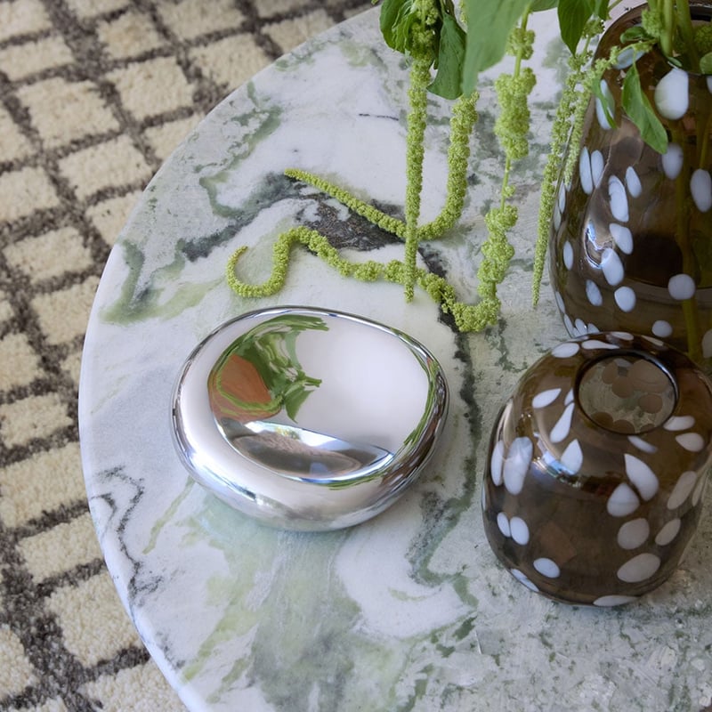 Athena Green Onyx Marble Coffee Table