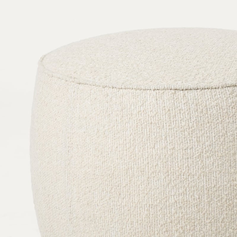 Norway Beige Two Tone Ottoman