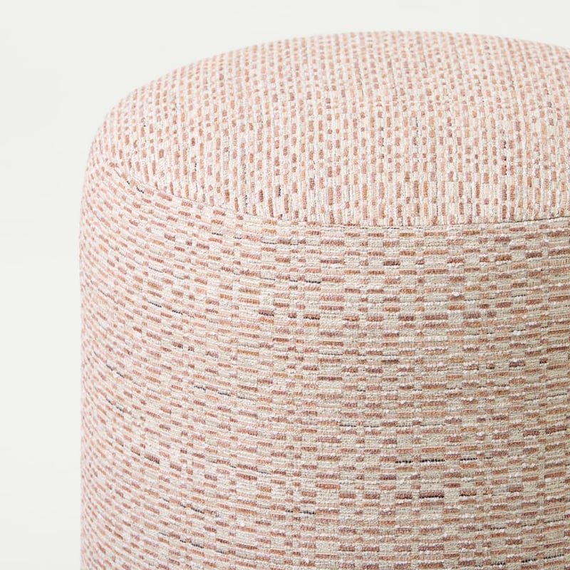 Remi Pink Mosaic Ottoman