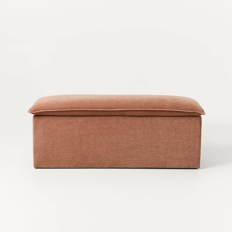 Pia Rosewood Pillow Blanket Box