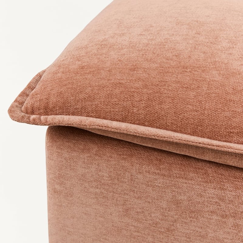 Pia Rosewood Pillow Blanket Box