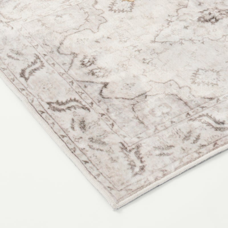 World's Softest Yasmin Grey Washable Indoor Mat