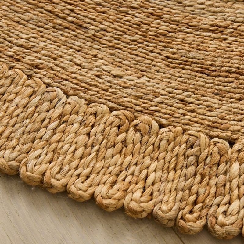 Rowe Natural Handwoven Round Jute Rug