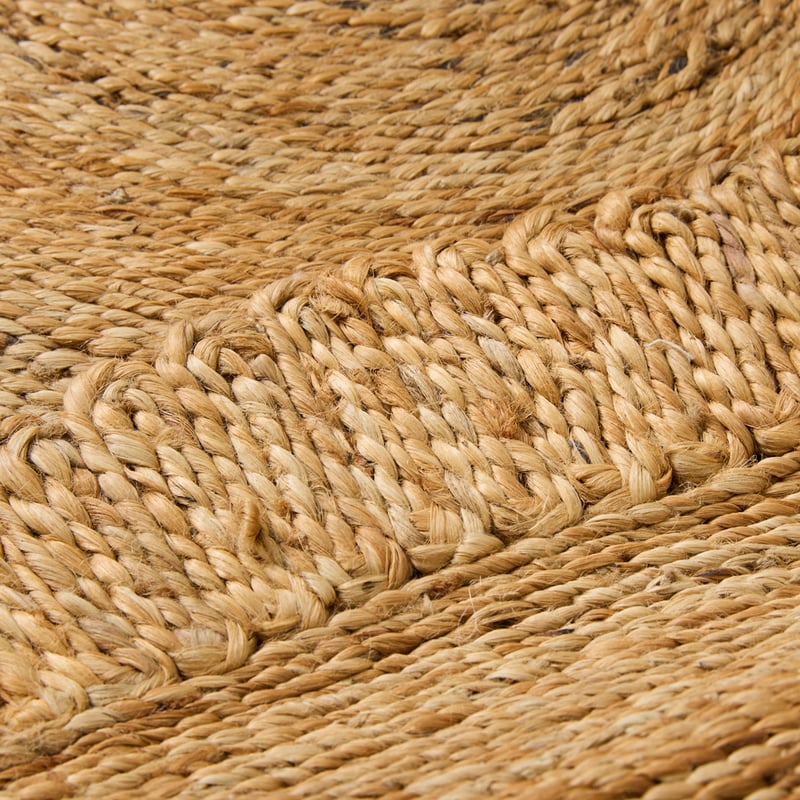 Rowe Natural Handwoven Round Jute Rug