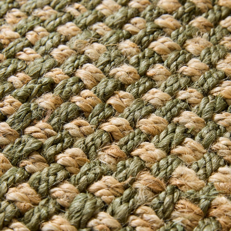 Campus Olive Handwoven Jute Indoor Runner
