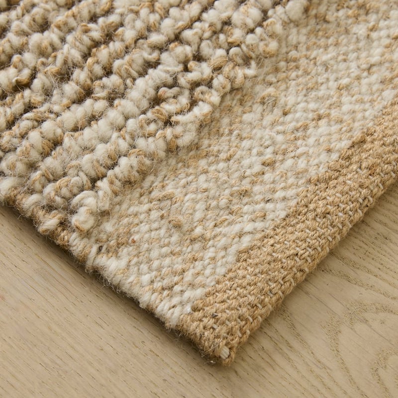 Cruz Ivory Handwoven Wool & Jute Rug 