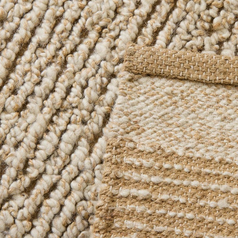 Cruz Ivory Handwoven Wool & Jute Rug 