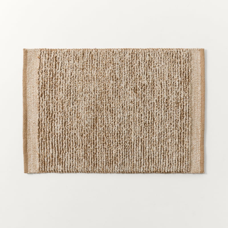 Cruz Ivory Handwoven Wool & Jute Indoor Mat