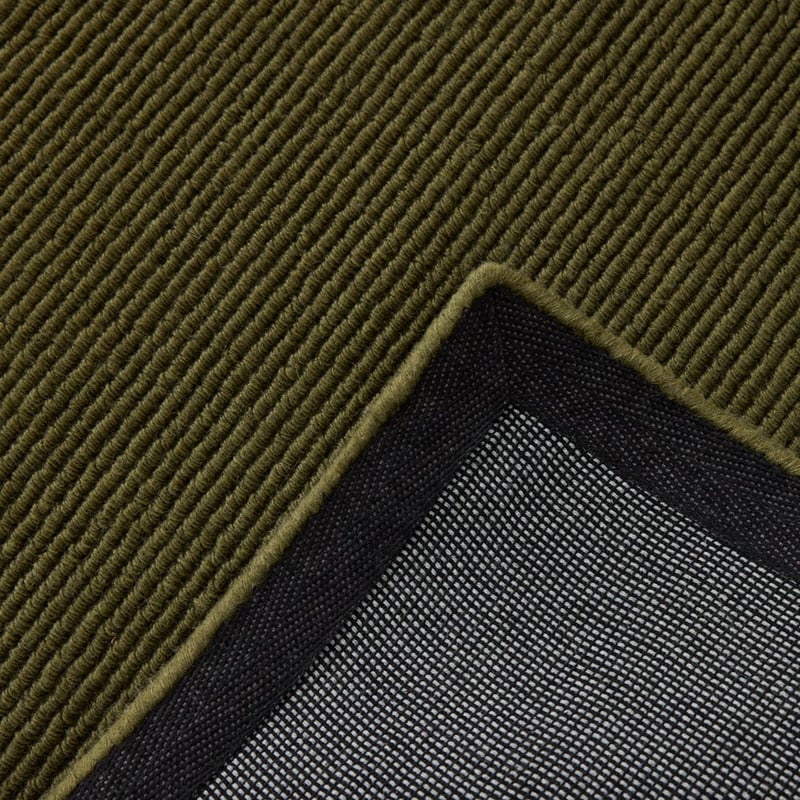 Finn Hand Loomed Olive Wool Rug