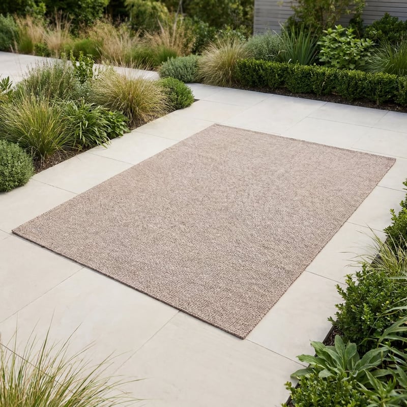 Mesa Chocolate Woven Recycled PET Indoor Outdoor Rug