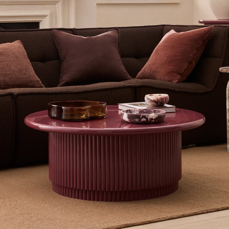 Harper High Gloss Plum Coffee Table