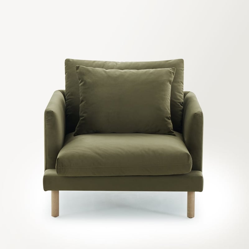 Morrison Olive Armchair