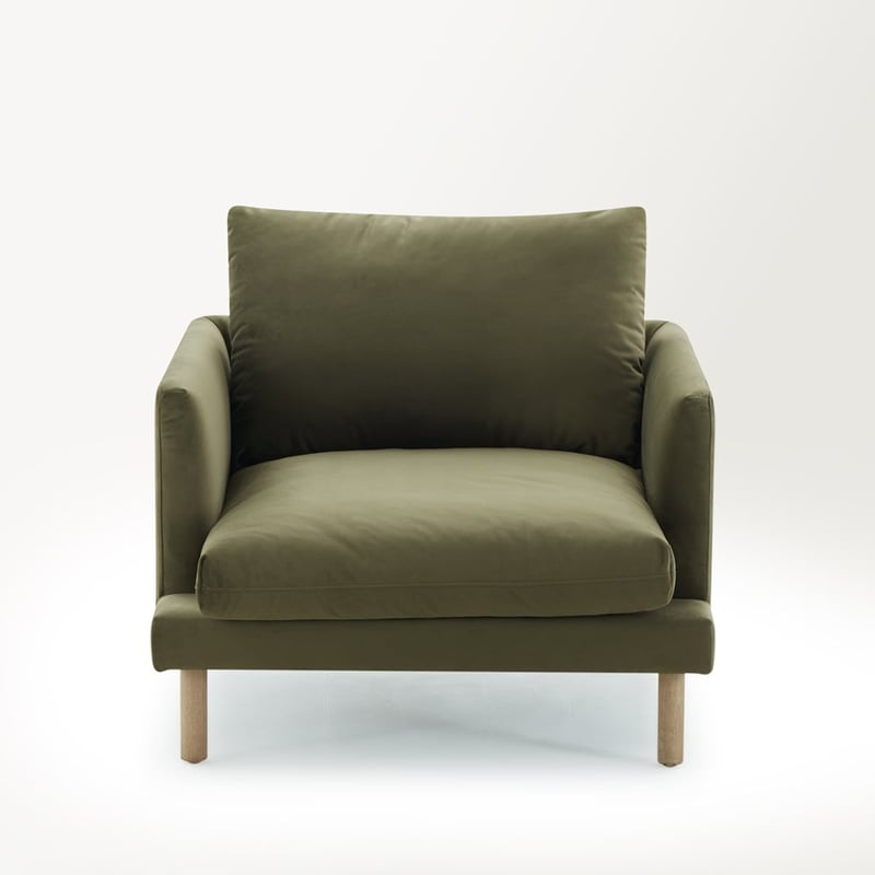 Morrison Olive Armchair