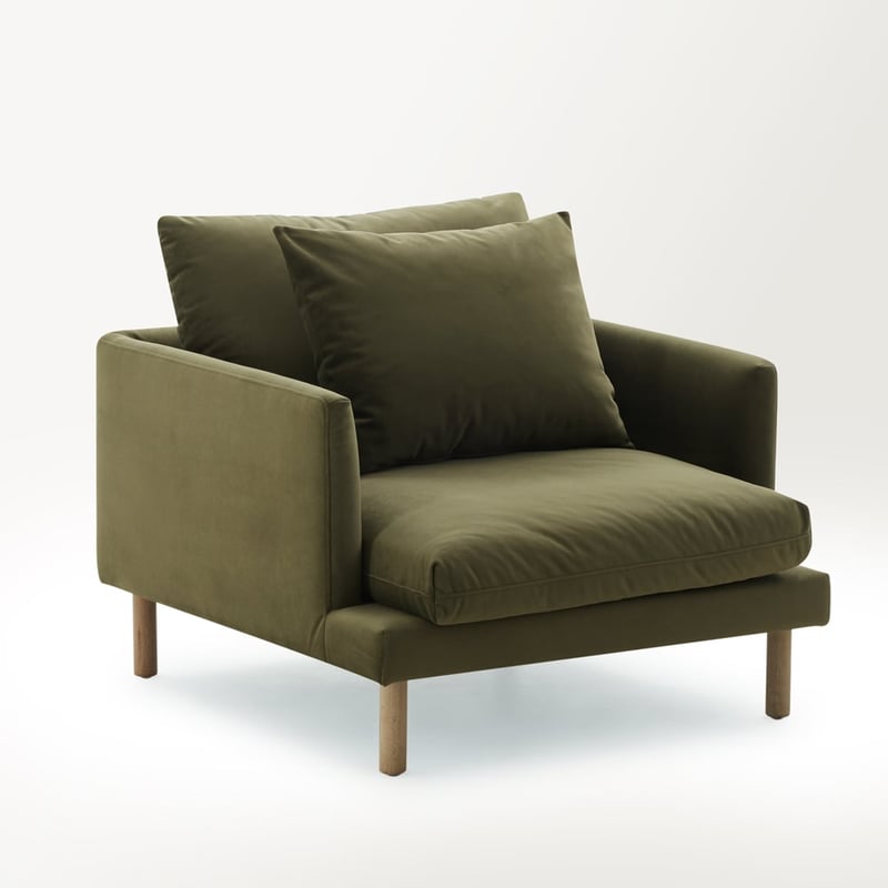 Morrison Olive Armchair