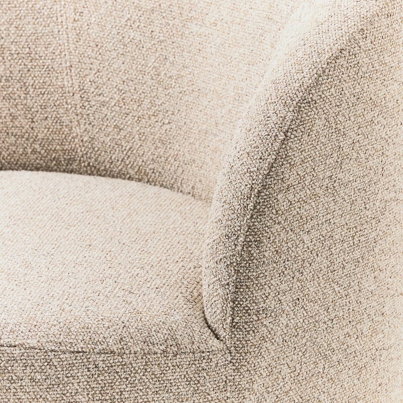 Bonnie Serenity Beige Swivel Armchair