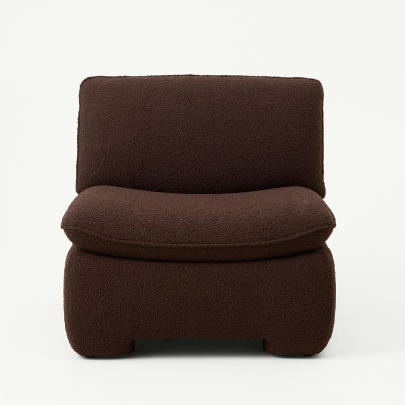 Sydney Chocolate Boucle Chair