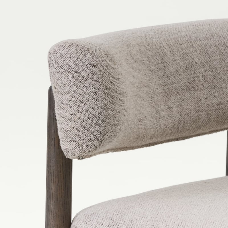 Henri Beige Boucle 1 Seater Chair