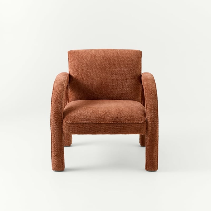 Archie Terracotta Occasional Chair