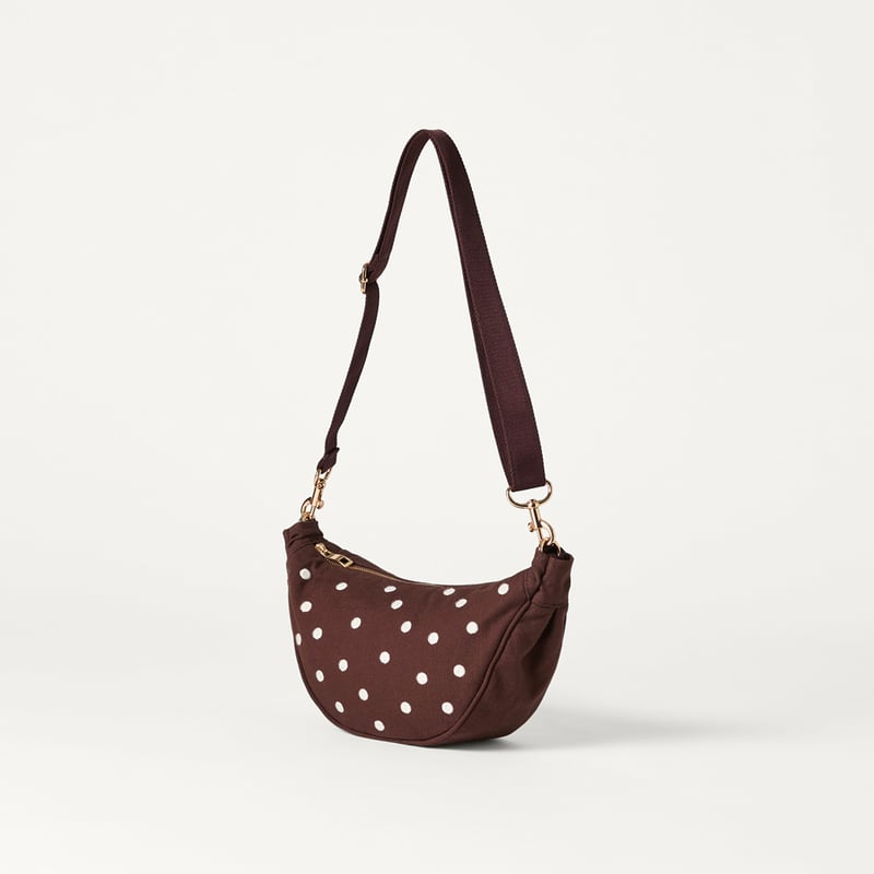 Polka Dot Chocolate Cross Body Bag