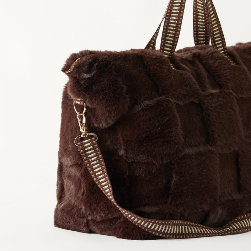  Clea Chocolate Overnight Bag