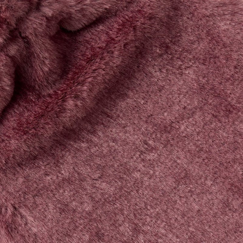 Zurich Mulberry Recycled Fur Long Hot Water Bottle
