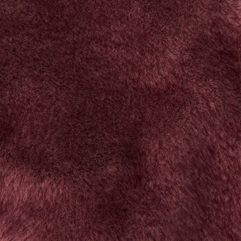 Zurich Mulberry Recycled Fur Long Hot Water Bottle