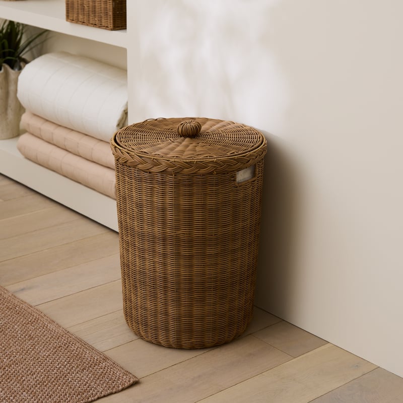 Anglesea Natural Laundry Basket
