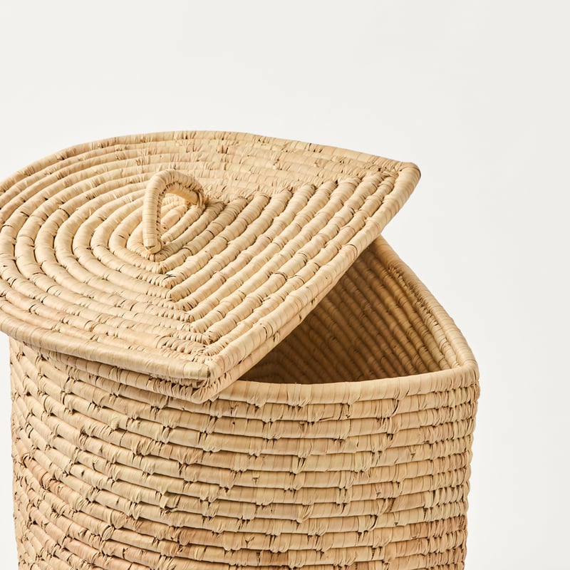 Masai Natural D-Shaped Laundry Basket