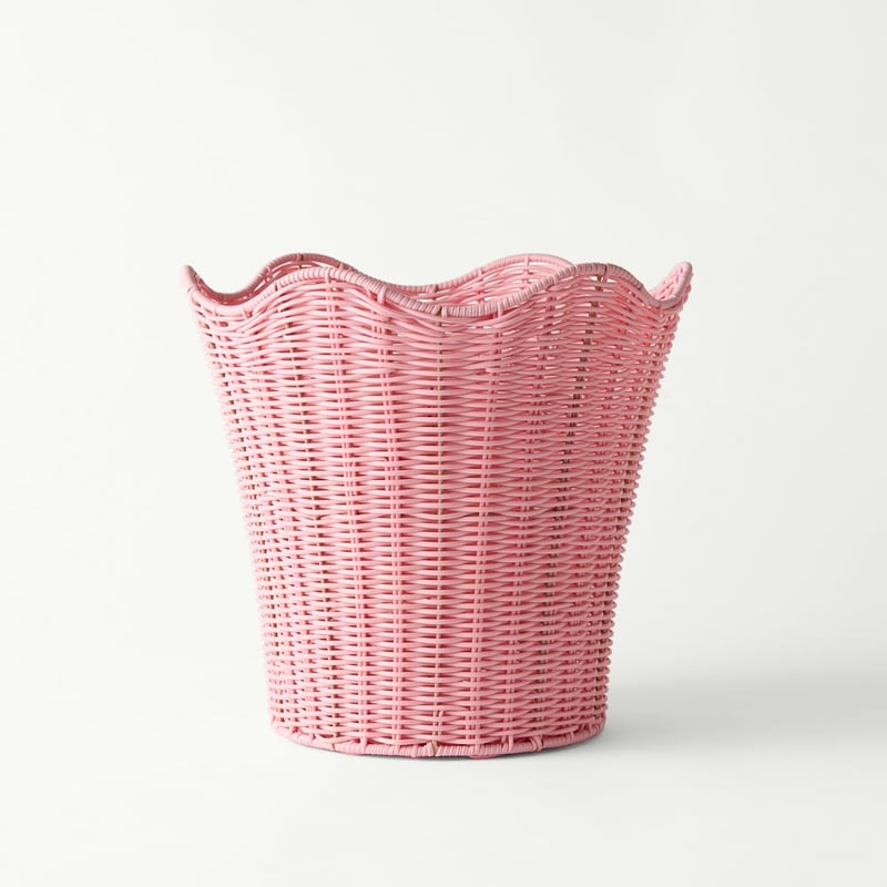 Bow Pink Storage Basket