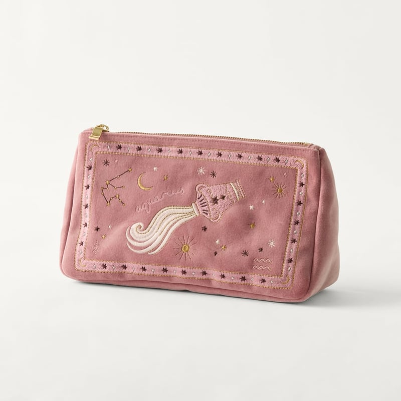 Zodiac Aquarius Glam Bag