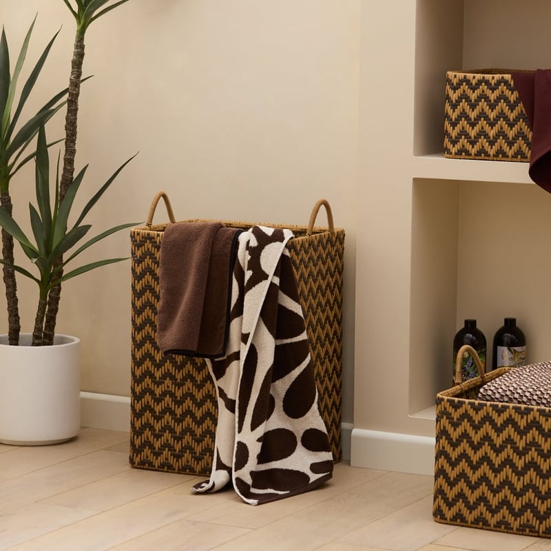 Zahara Chocolate & Natural Storage Basket