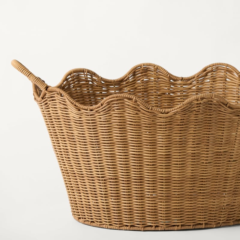 Elka Natural Wash Basket