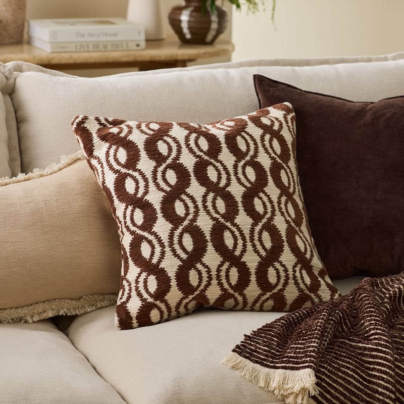 Mira Coffee Chain Cushion