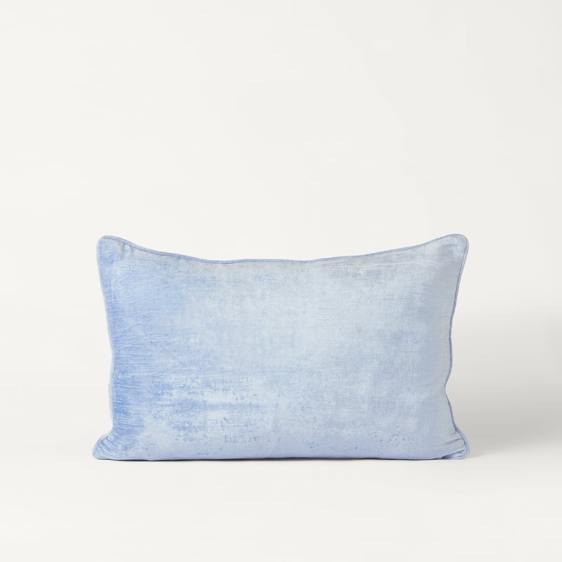 Aurora Blue Shell Cushion