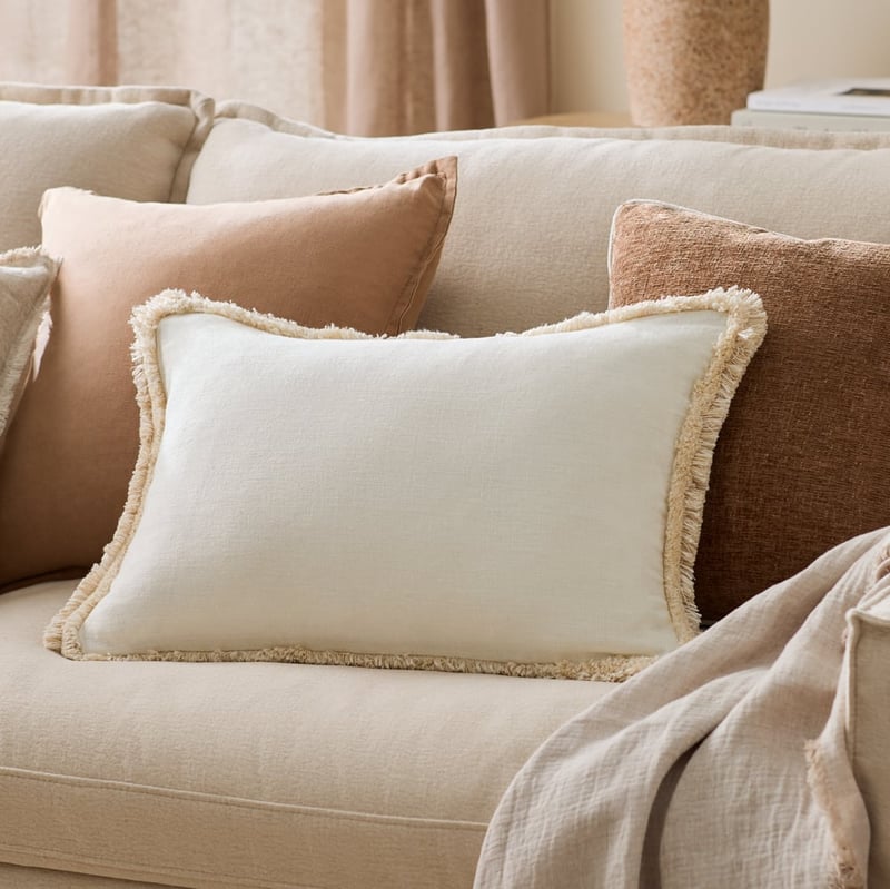 Yeva White Cushion