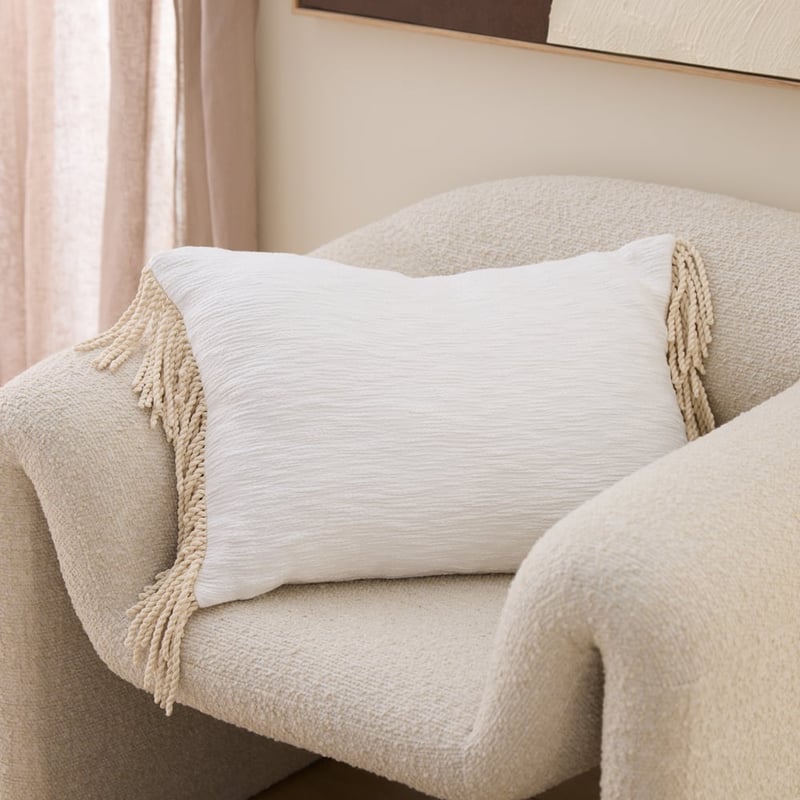 Parker Off White & Natural Cushion 