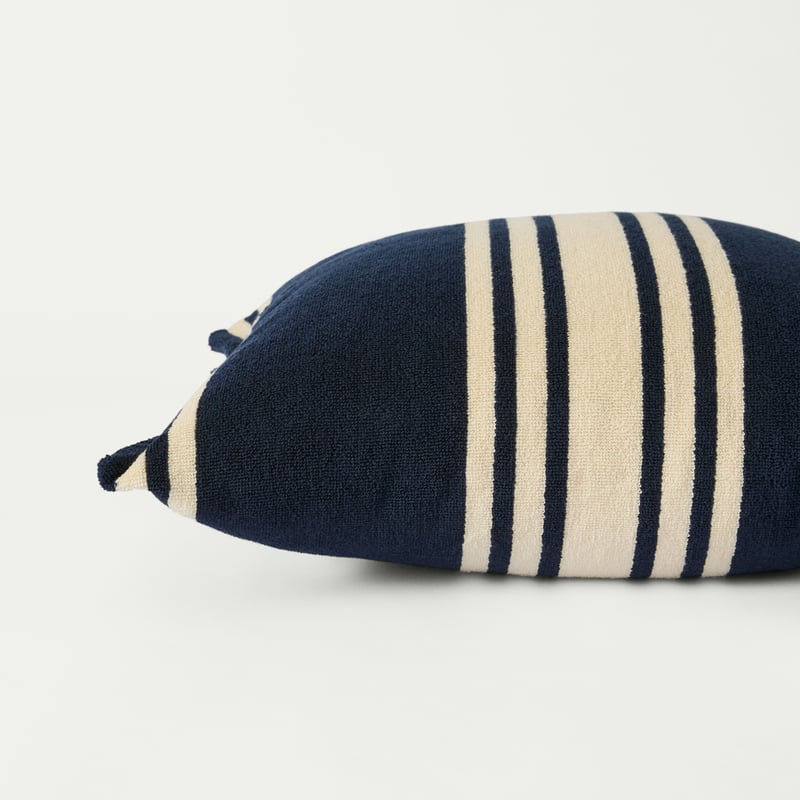 Jervis Navy Terry Outdoor Cushion