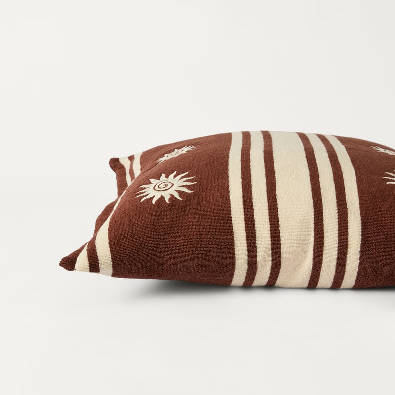 Jervis Chocolate Terry Outdoor Cushion