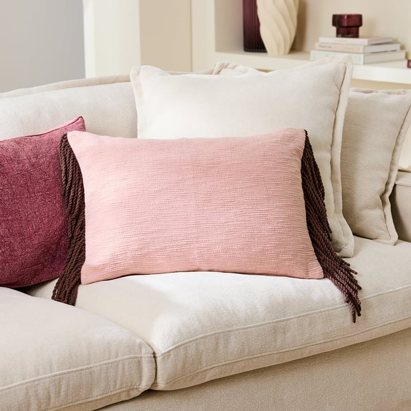 Parker Pink & Chocolate Cushion 