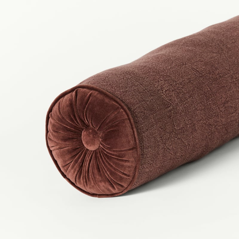 Bailey Nutmeg Bolster Cushion