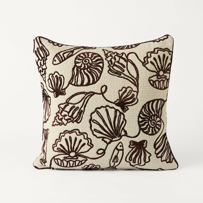 Sea Swirl Chocolate Cushion