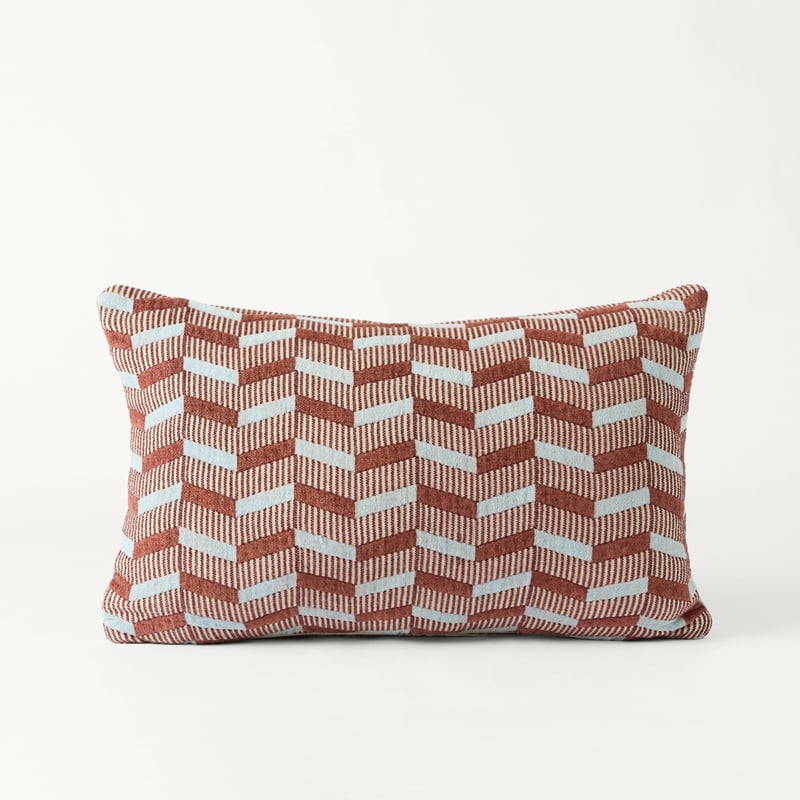 Emerson Blue & Chocolate Cushion