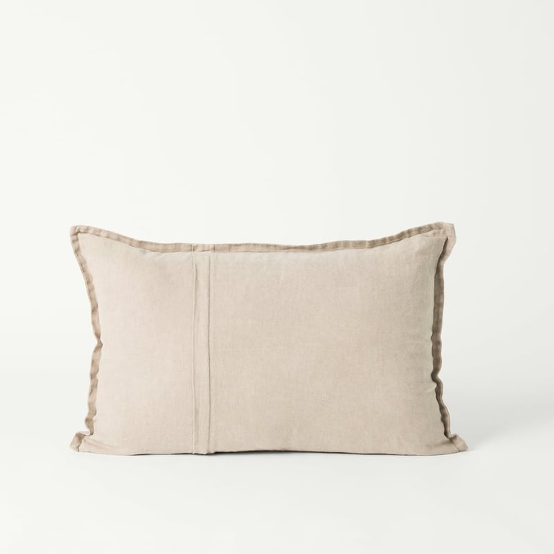 Belgian Linen Vintage Washed Linen Long Cushion