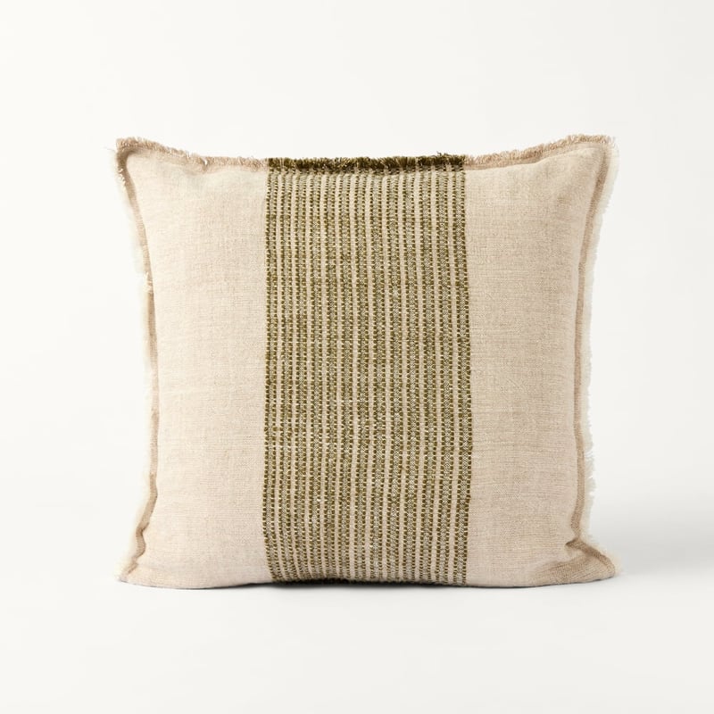 Halle Olive Cushion