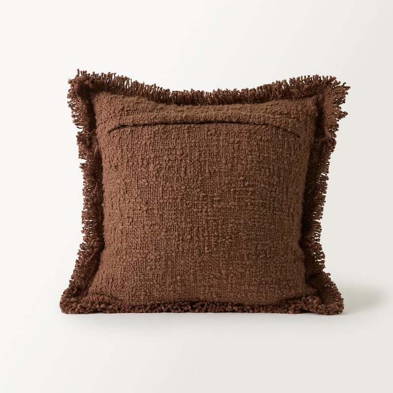 Leiden Umber Boucle Cushion
